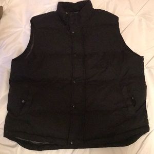 Black Puffer Vest size L